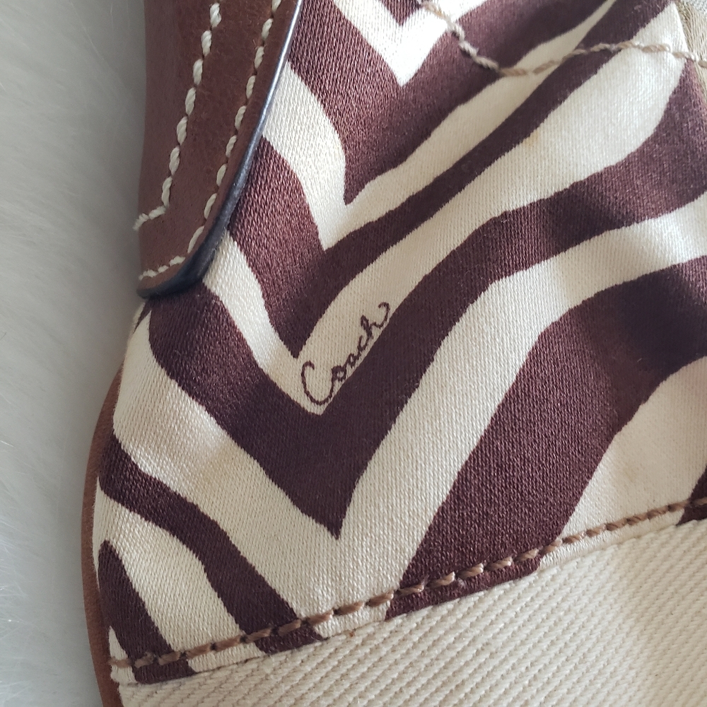 Vintage Multi Pattern Coach Patchwork Handbag Purse - Picture 9 of 13